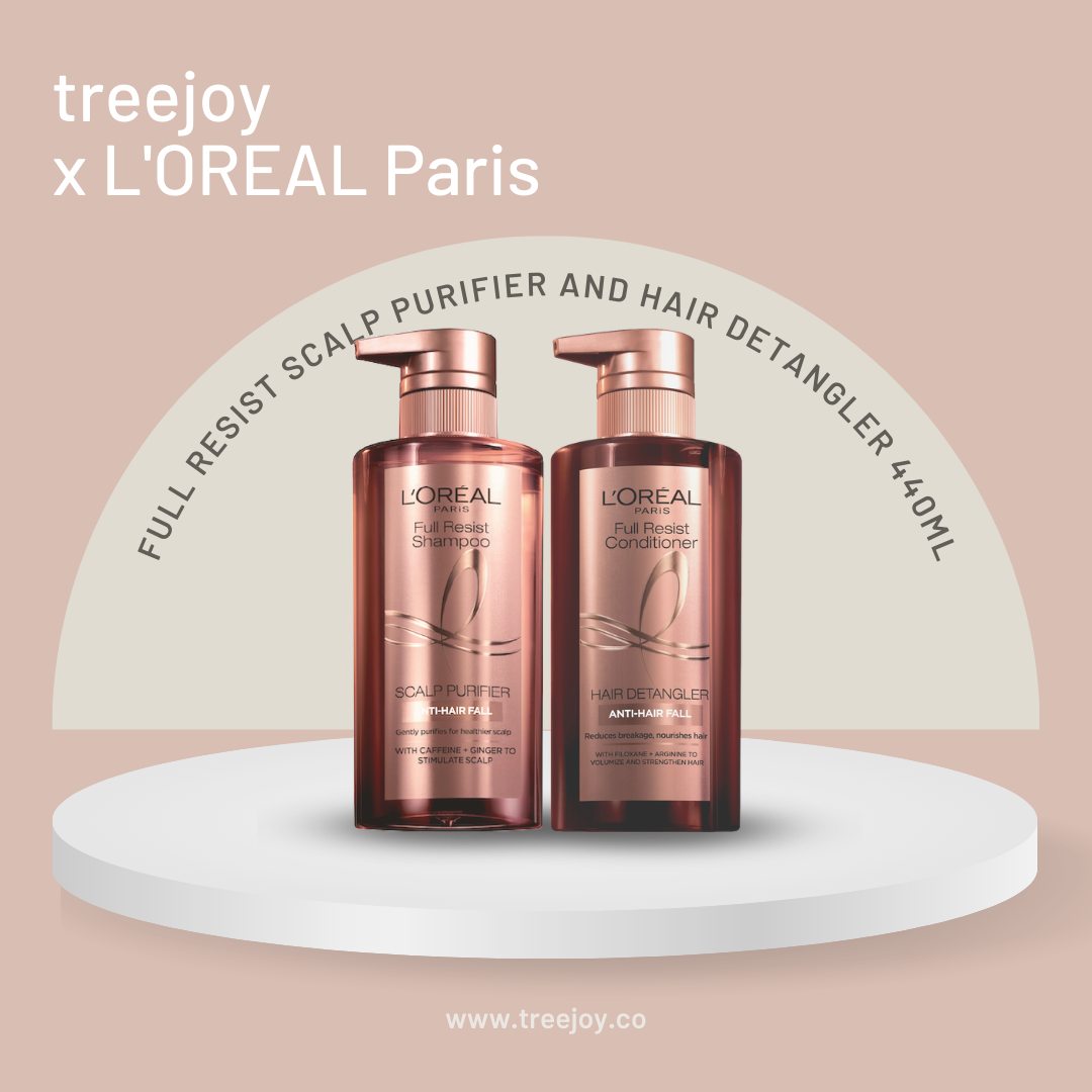 L'oreal Paris Full Resist Shampoo and Conditioner Set 440ml