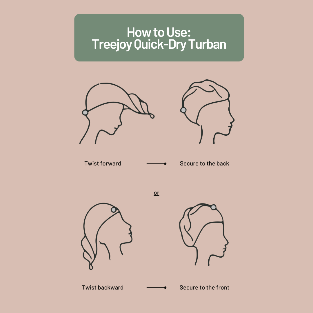 Heather Grey Quick-Dry Turban